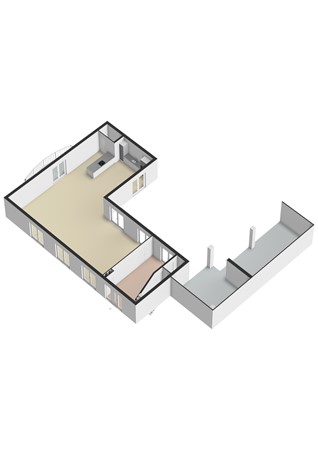 Plattegrond - Moltbos 4, 6371 EA Landgraaf - Moltbos 4 Landgraaf - Begane grond 3D.jpg